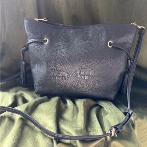 Authentic Coach Andy Crossbody (Black Pebble Leather) NWOT